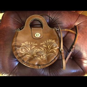 Patricia Nash Tooled medium crossbody handbag